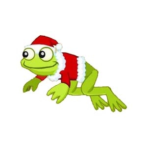 Santa Frog